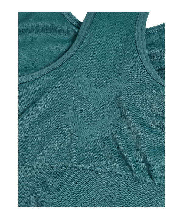 hummel hmlTIF Seamless Sports Tanktop Damen Blau F7406 - blau