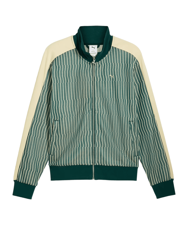 PUMA The Players Lane T7 Freizeitjacke Grün F60 - gruen