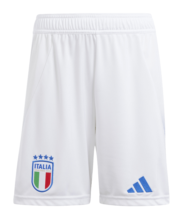 adidas Italien Short Home EM 2024 Kids Weiss - weiss