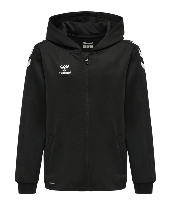 Hummel Core Xk Poly Kapuzenjacke Kids Schwarz F2042 - schwarz