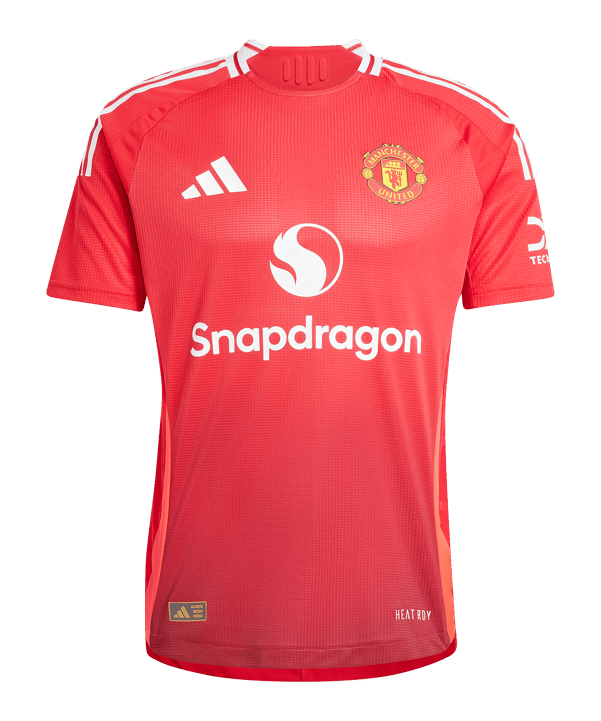 adidas Manchester United Auth. Trikot Home 2024/2025 Rot - rot