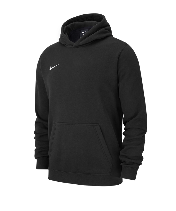 Nike Club 19 Fleece Hoody Kids Schwarz F010 - schwarz