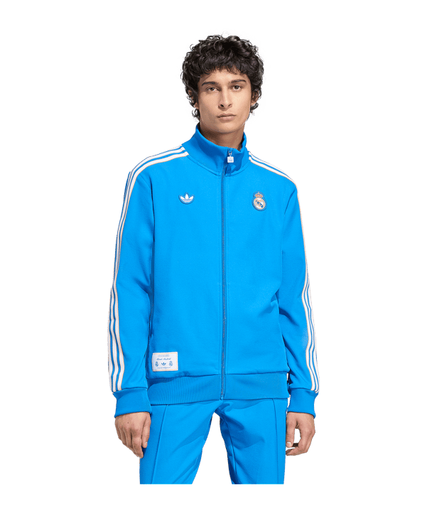 adidas Real Madrid Icon Track Sweatshirt Blau - blau