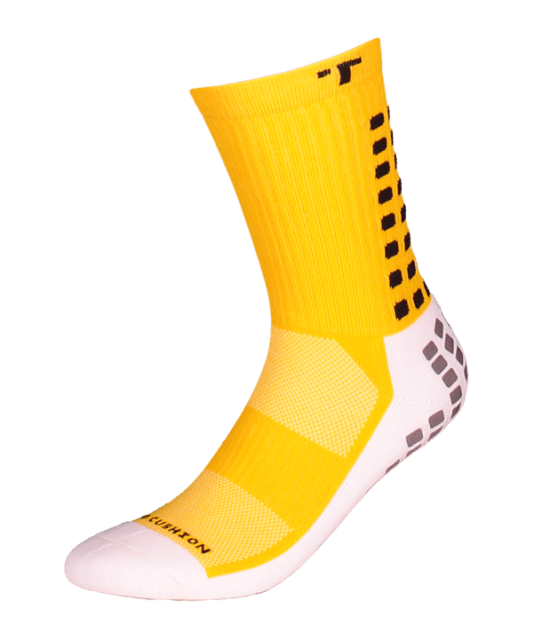 TruSox Mid Calf Cushion 3.0 Socken Gelb Schwarz - gelb