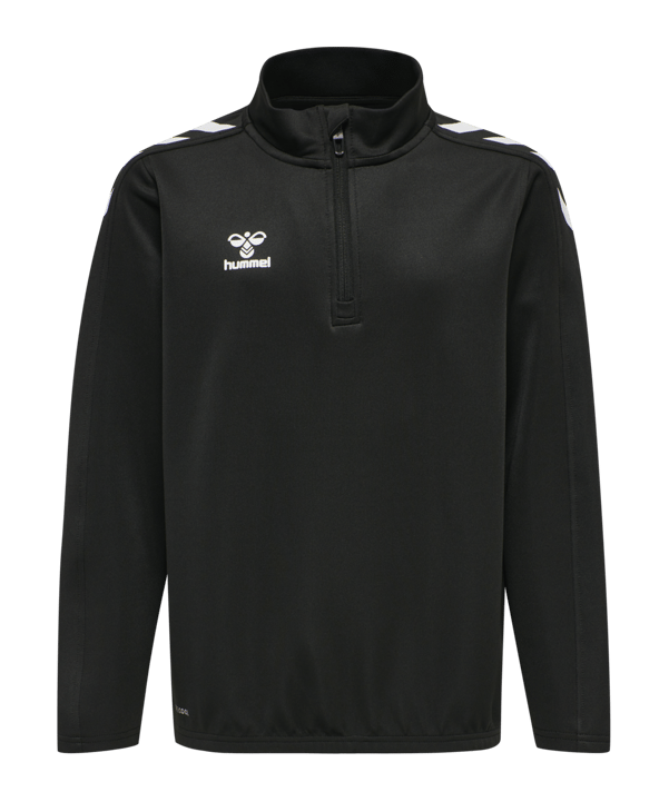 Hummel hmlCORE XK HalfZip Sweatshirt Kids F2001 - schwarz