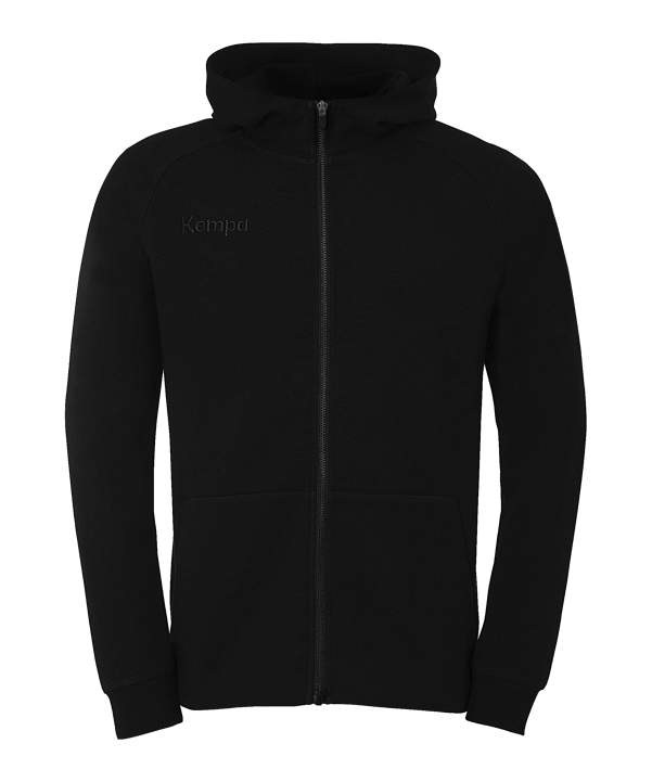 Kempa Kapuzenjacke Schwarz F01 - schwarz