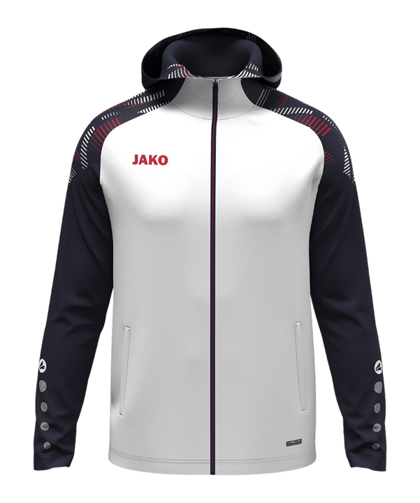 JAKO Sonic Kapuzenjacke Damen Weiß F039 - weiss