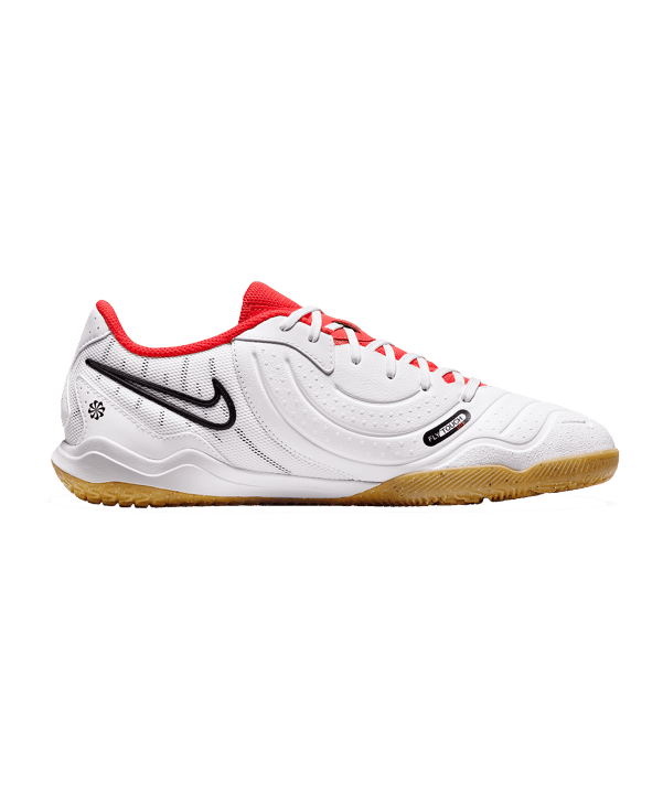 Nike Tiempo Legend X Academy IC Halle Ready Weiss Schwarz Rot F100 - weiss