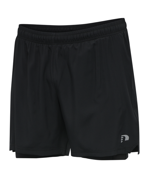 Newline Core 2-IN-1 Short Running Schwarz F2001 - schwarz