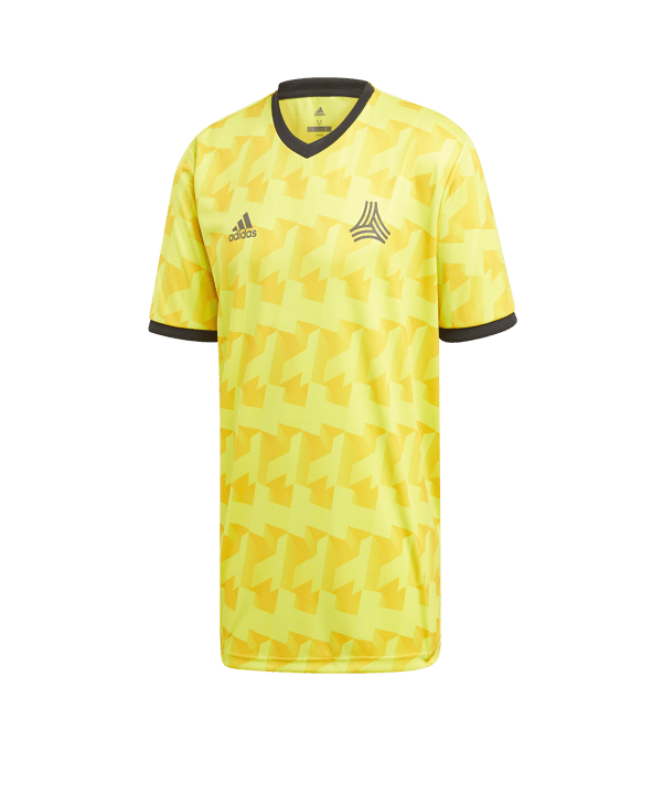 adidas Tango AOP Jersey T-Shirt Gelb - gelb