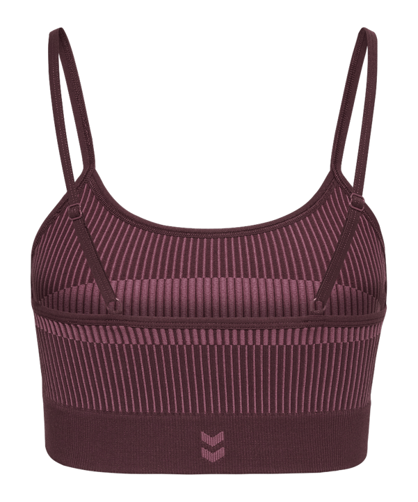 Hummel Yoga Seamless Low Support Sport-BH Damen Braun F8016 - braun