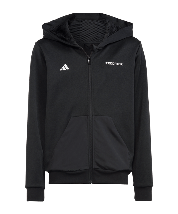 adidas Predator Kapuzenjacke Kids Schwarz - schwarz