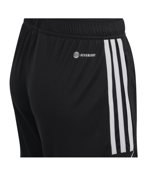 adidas Tiro 23 Short Kids Schwarz - schwarz