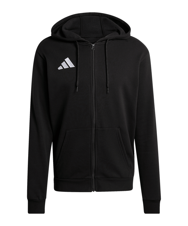 adidas Entrada 26 Kapuzenjacke Schwarz - schwarz