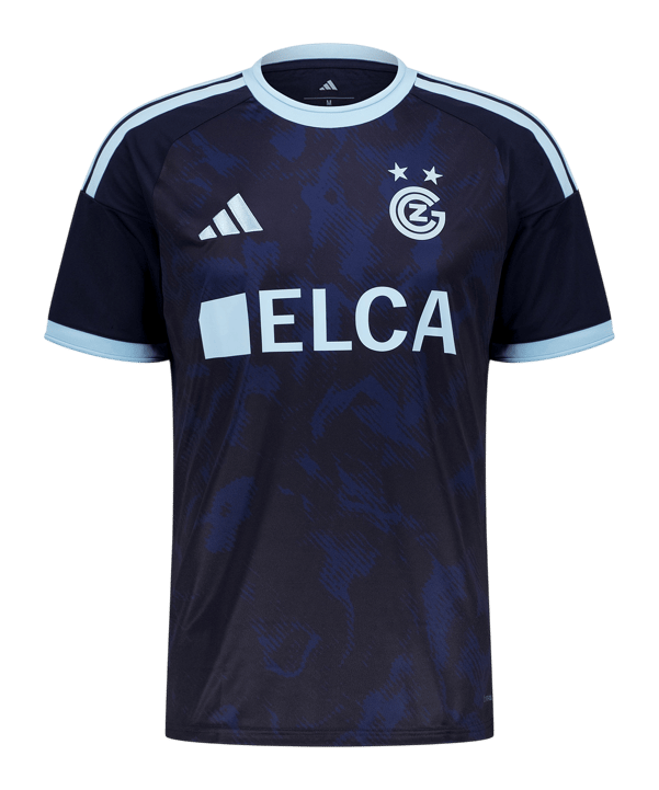 adidas GCZ Grasshopper Club Zürich Custom Trikot Away 2026/2027 Dunkelblau - blau