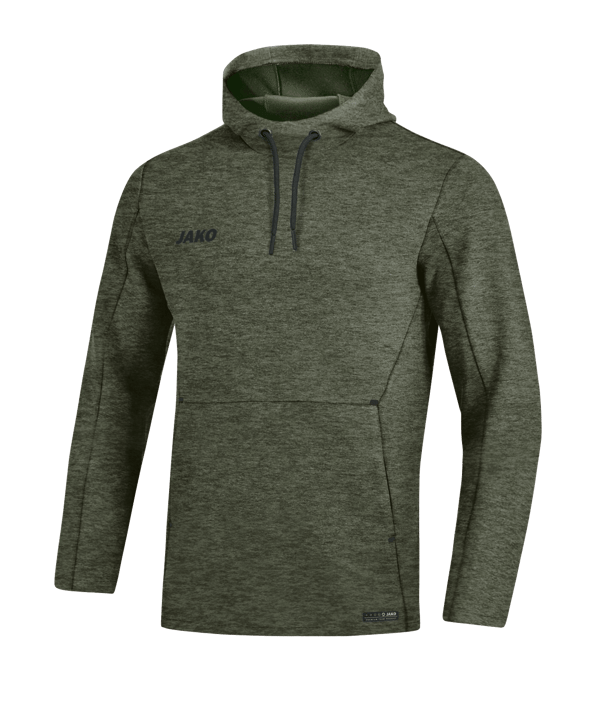 Jako Premium Basic Kapuzensweatshirt Khaki F28 - braun
