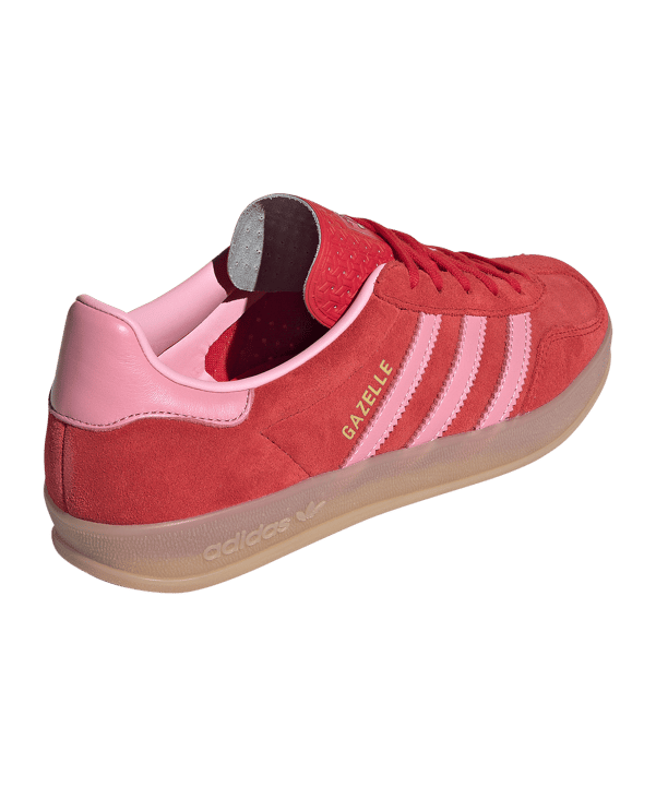 adidas Gazelle Indoor W Damen Rot - rot