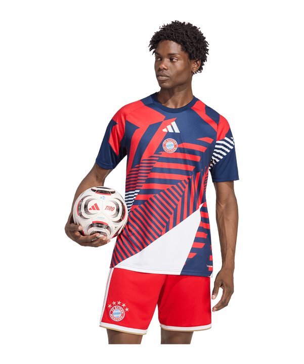 adidas FC Bayern München Pre Match Trikot 2026/2027 Blau - blau