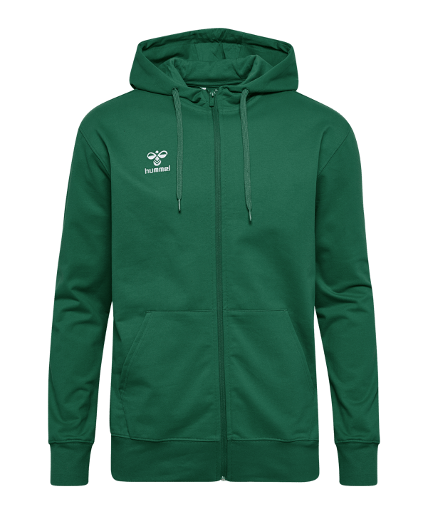 Hummel GO 2.0 Kapuzenjacke Grün F6140 - gruen
