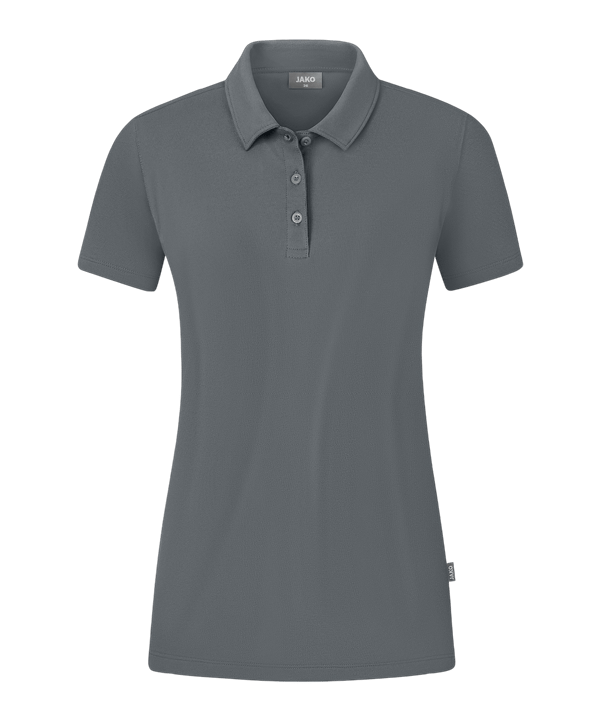 JAKO Organic Poloshirt Stretch Damen Grau F840 - grau