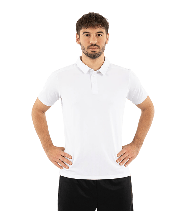 JAKO Uni Polo Weiß F0 - weiss