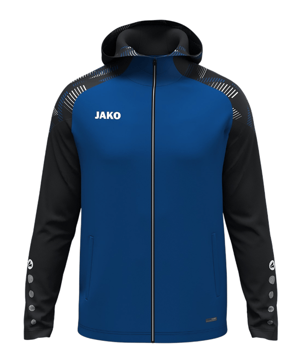 JAKO Sonic Kapuzenjacke Kids Blau F408 - blau