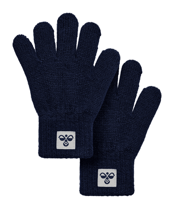 Hummel Knit 2-Pack Handschuhe Kids Blau F7459 - blau