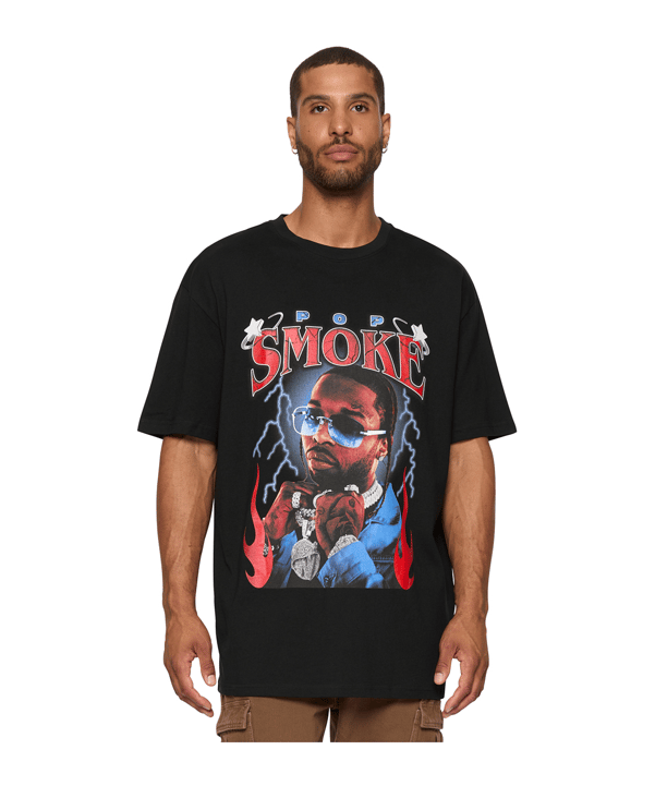 Mister Tee Pop Smoke Faith O T-Shirt Schwarz - schwarz