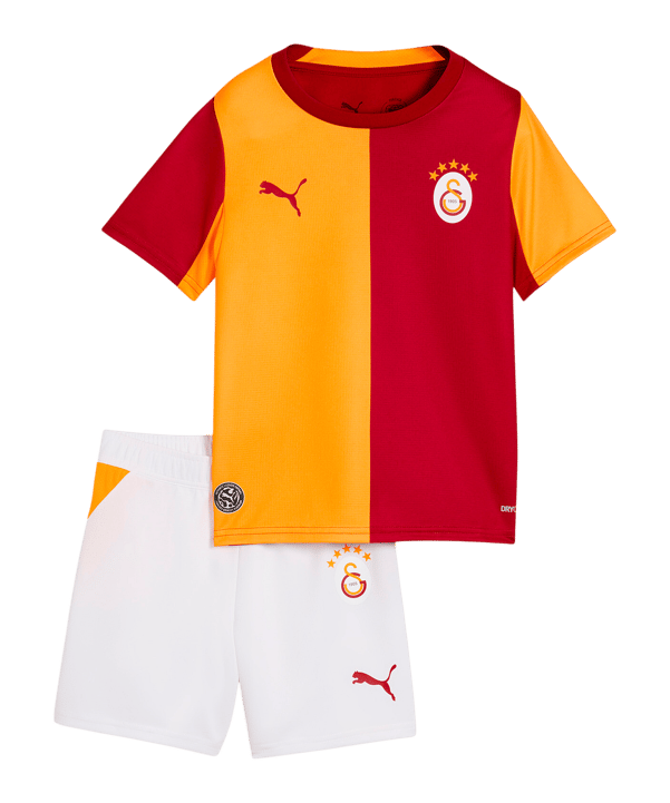 PUMA Galatasaray Istanbul Trikot Set Home Kids Rot F01 - rot