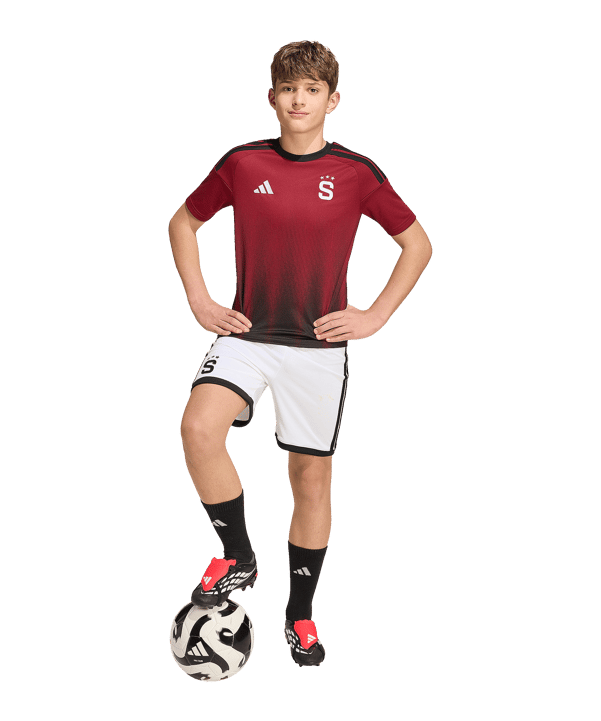 adidas AC Sparta Prag Trikot Home 2026/2027 Kids Rot - rot