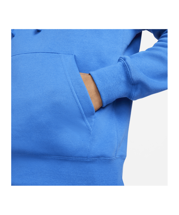 Nike Club Fleece Hoody Blau Weiss F403 - blau