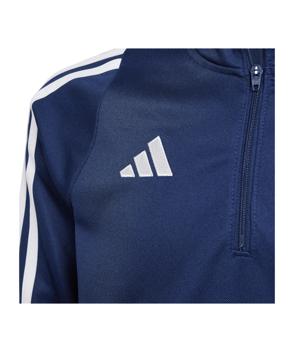 adidas Tiro 24 Trainingstop Kids Blau Weiss - blau