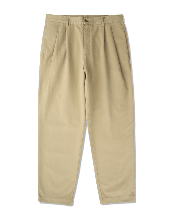 Stan Ray Twill Double Pleat Chino Beige - braun