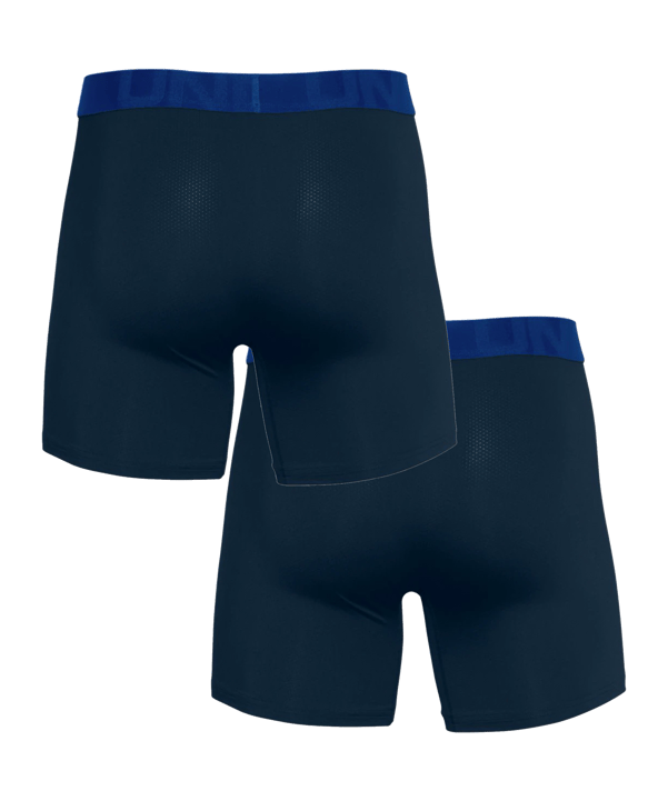 Under Armour Tech 6in Boxershort 2er Pack F400 - blau