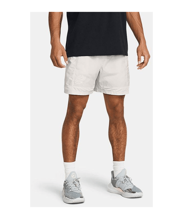 Under Armour  Curry Woven Short  weiß F114 - weiss