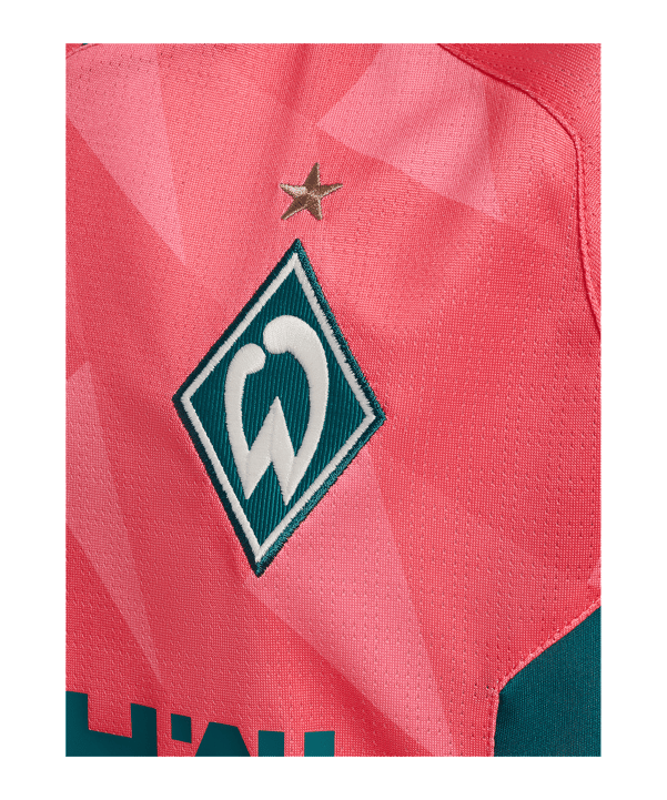 hummel SV Werder Bremen Trikot 3rd 2026/2027 Kids Rot F3945 - rot