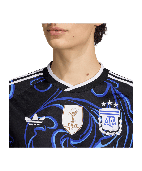 adidas AFA Argentinien Trikot Away WM 2026 Schwarz - schwarz