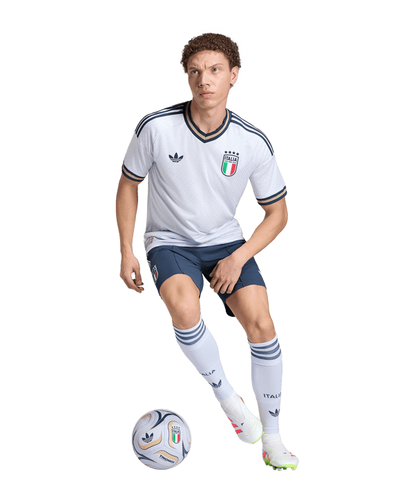 adidas FIGC Italien Authentic Trikot Away WM 2026 Blau - blau