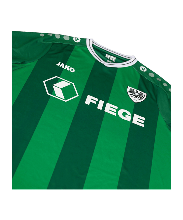 JAKO Preußen Münster Trikot Home 2025/2026 Grün - gruen