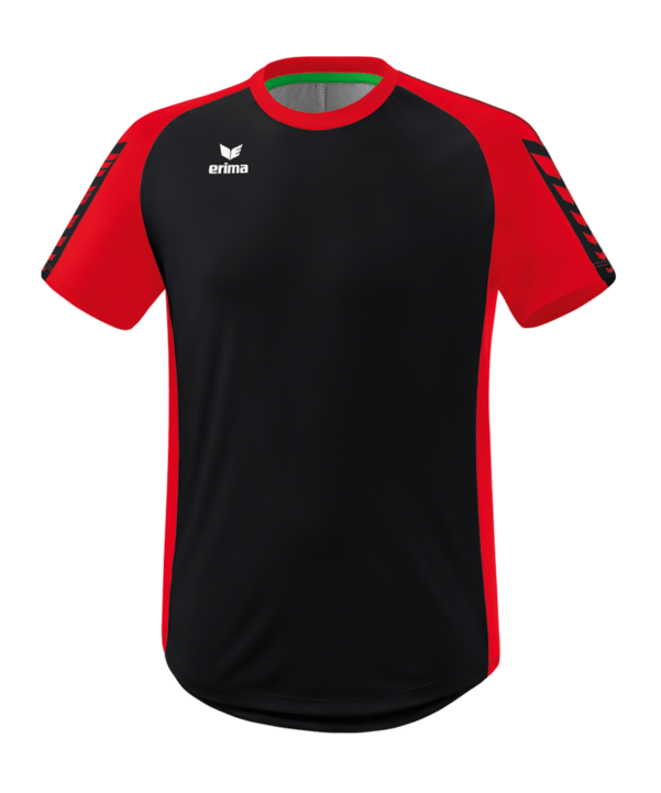 Erima Six Wings Trikot Kids Schwarz Rot - schwarz