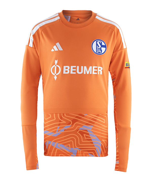 adidas FC Schalke 04 Torwarttrikot 2026/2027 Kids Orange - orange