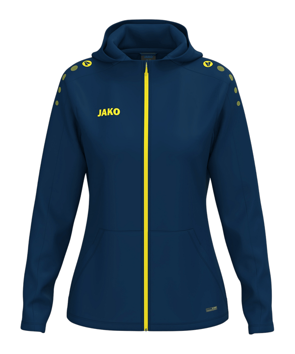 JAKO One Kapuzenjacke Damen Blau F941 - blau