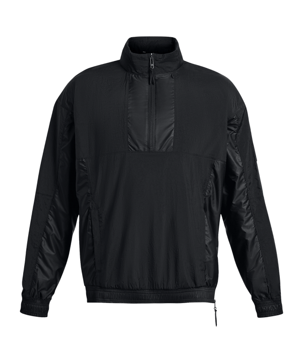 Under Armour Curry Woven HalfZip Jacke Schwarz - schwarz