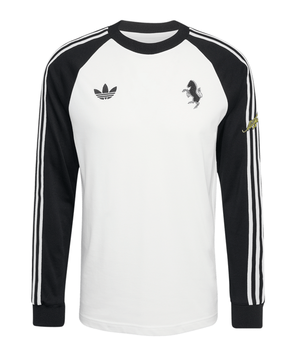 adidas Juventus Turin Originals Longsleeve T-Shirt Weiß - weiss