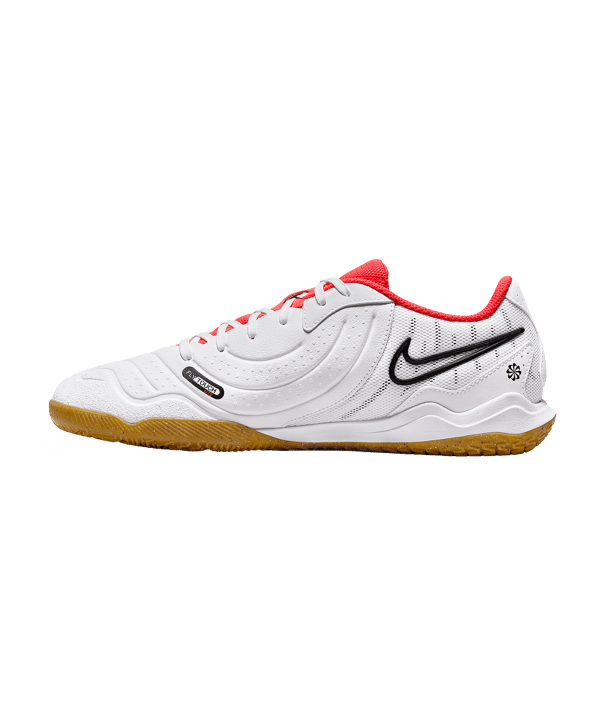 Nike Tiempo Legend X Academy IC Halle Ready Weiss Schwarz Rot F100 - weiss