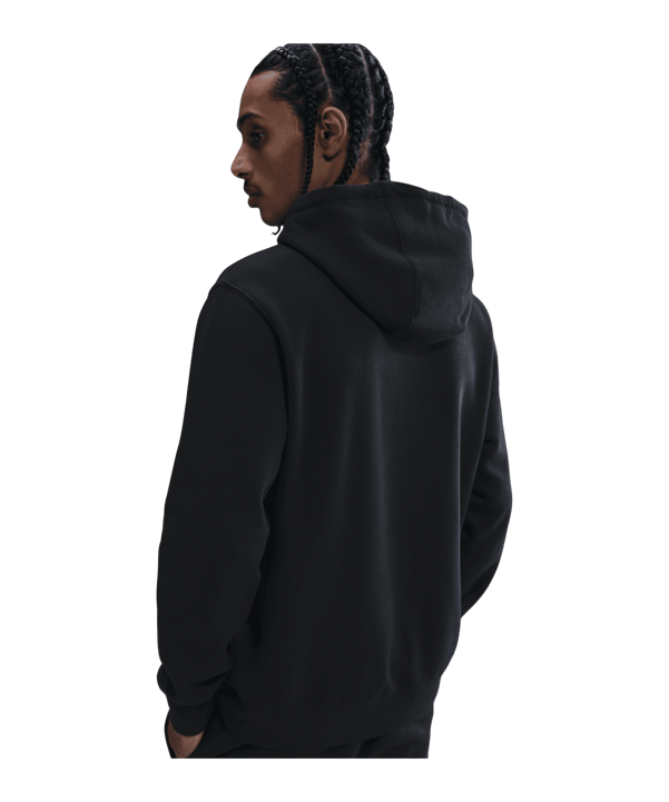 Nike Club Pullover Fleece Hoody Schwarz F010 - schwarz