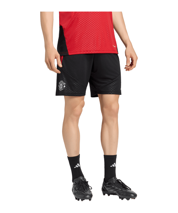 adidas Manchester United Tiro Short Schwarz - schwarz