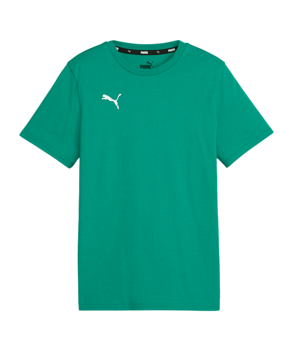 PUMA teamGOAL Casuals T-Shirt Kids Grün Weiss F05 - gruen
