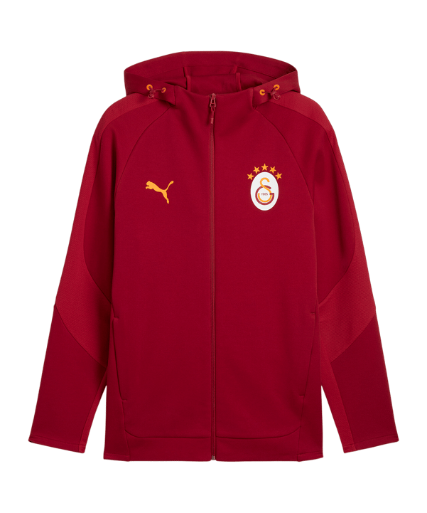 PUMA Galatasaray Istanbul Evostripe Kapuzenjacke Rot F01 - rot