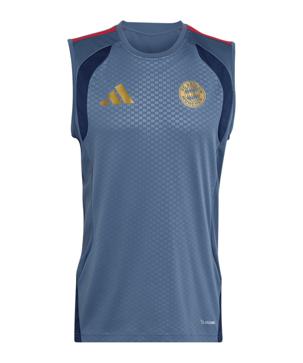 adidas FC Bayern München Sleeveless Trainingsshirt 2026/2027 Blau - blau